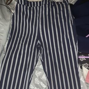Blue and white khaki type pants